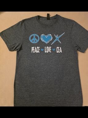 Cheer Extreme Peace Love CEA Graphic Tee